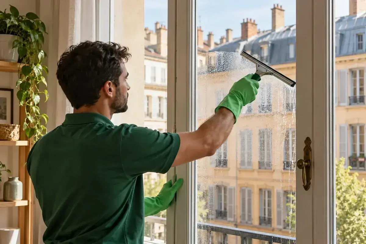 Illustration de surfaces vitrées d’un bâtiment